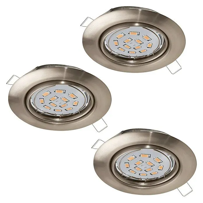 Eglo LED Einbauspot PENETO GU10 3 x 5 W 1200lm 3000K (Warmweiß)