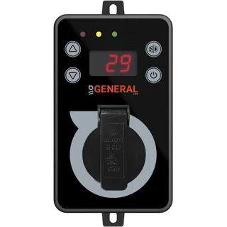 general life Digitales Thermostat, Wasserspritzschutz, mit 3 m Fühlerkabel zum Heizen oder Kühlen bis 3600W | GH600