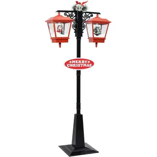 vidaXL Weihnachts-Straßenlampe mit Weihnachtsmann 81 x 40 x 188 cm PVC