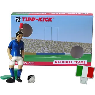 Tipp-Kick Italien-Box I Original Set Italien-Star-Kicker & Italien-Soundchip in Torwandbox I Figur Spiel I Zubehör