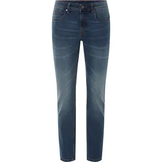 LIVERGY® Herren Jeans, Slim Fit (Dunkelblau, 54 (38/32))