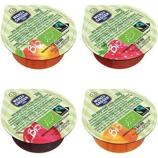 Menz & Gasser Bio Konfitüren Sortiment 100 x 20 g, 1er Pack (1 x 2 kg)