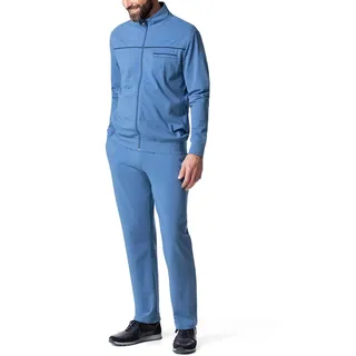 Walbusch Herren Freizeitanzug Sommerleicht Blau gestreift