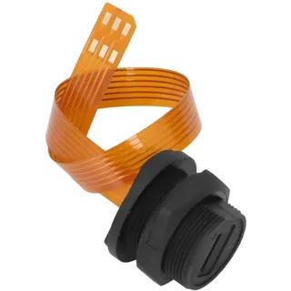 Walfront SIM Buchse IP68 Wasserdicht Flexibles Kabel 20 cm Panelmontage SIM Karten Buchse Gewindeanschluss SIM Buchse auf Stecker