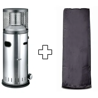 Enders Polo 2.0  Terrassenheizer Gas - Edelstahl - mit Wetterschutzhülle 6KW