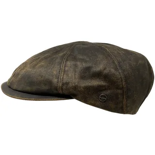 WEROR Herren Schiebermütze Schildmütze Flatcap Schirmmütze Mütze WEROR-303.1 (55, Braun) - 55