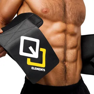GJELEMENTS Bauchweggürtel - Neopren Schwitzgürtel für Damen und Herren - Sauna Bauchgurt zum Abnehmen - Fitnessgurt Fettverbrennung und Bauchmuskeln - 2XL - 3XL
