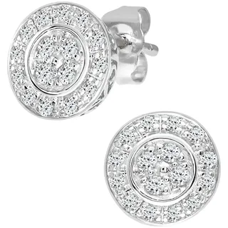 Revoni Weißgold-Ohrstecker mit Diamanten