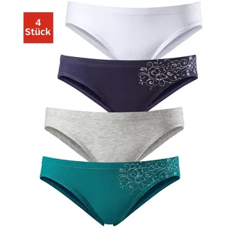 PETITE FLEUR KIDS Bikinislip in petrol, grau-meliert, marine, weiß), | Gr.: 134/140