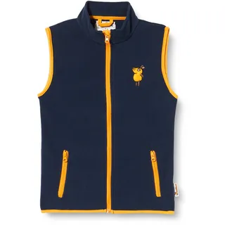 Playshoes Fleece Weste Unisex Kinder Outdoor-Oberteil, marine Die Maus, 98