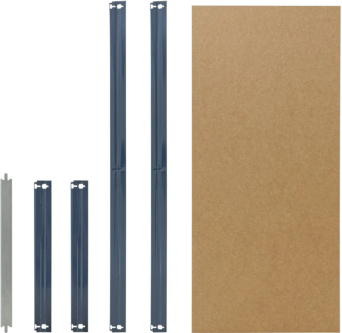 shelfplaza HOME 40x50 cm Fachboden-Set in blau für HOME Schwerlastregale