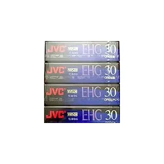 JVC EHG (Extra Hoch Grade Compact) 30 VHS C 4 Stück