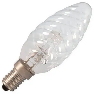 SPL | Halogen ECO Kerzenlampe Gedrehte Gedreht | E14 Dimmbar | 20W