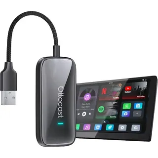 Ottocast Play2Video Ultra Carplay/Android Auto All-in-1 Auto-Adapter Netflix Youtube