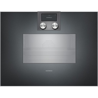 Gaggenau BS451101 Dampfbackofen 60 cm Serie 400 Antrazit Türanschlag links Be...