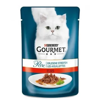 Purina Gourmet Perle Еrlesene Streifen Rind 52 x 85 g