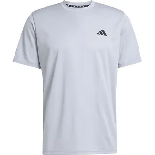 adidas Train Essentials Training T-Shirt Herren JX2725 - halo silver/black XS