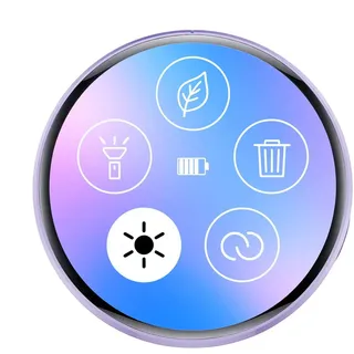 Smart Cyber-Abzeichen Display, Electronic Badges, Digitaler Badge Pin Mit 1,7" Touchdisplay, Elektronischer Anstecker Für Bilder, GIF & Videos, Akku 30h, Kabellos, Für Rucksack, Jacke, Anime-Con