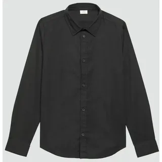 S.Oliver - Popeline-Hemd im Slim Fit aus Baumwollstretch, Jungen, schwarz, 146/152