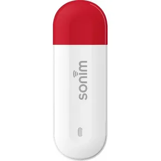 Sonim W100 LTE-Surfstick WLAN Hotspot bis zu 16 Geräte und 4G Surfstick 150MBit/s MIMO Weiß, Rot