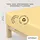 Baumwolle 180 x 200 - 200 x 220 cm yellow mid