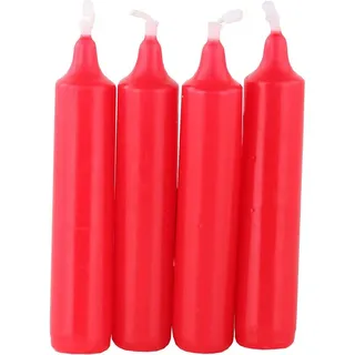 Pinnacle Peak Trading Company Dregeno Seiffen Weihnachtspyramide Hochwertige Pyramidenkerzen rot - 2,0 cm Durchmesser - Original Erzgebirge