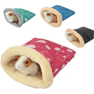 ORFOFE Haustiermatte, Tierschlafsack, Haustiertasche, Meerschweinchenbetten, Bettwäsche für Meerschweinchen, Meerschweinchen, Beutel, Igel, Kuschelsack, Igelbett für Käfig, Plüsch-Hängematte,