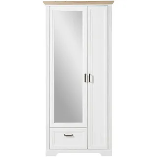 Landscape Varese Garderobenschrank 93x41x204 cm weiß