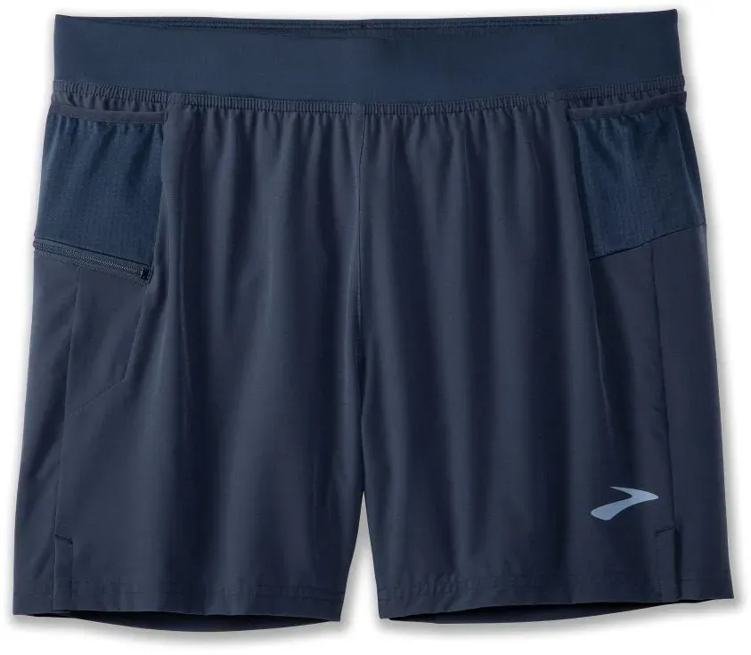 Brooks Herren Sherpa 5" 2-in-1 Short blau