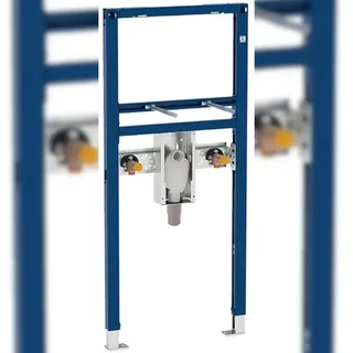 Geberit Duofix Element für Waschtisch 112 cm Standarmatur mit Unterputz-Geruchverschluss, barrierefrei,