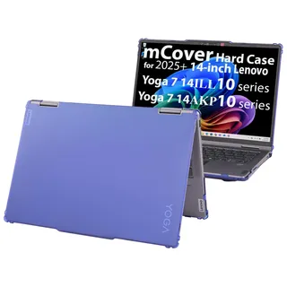mCover Nur kompatibel mit Lenovo Yoga 7 2-in-1 14ILL10 | 14AKP10 Serie Windows Notebook-Computer der Serie 2025 - 2026 (nicht für andere Modelle geeignet) (blau)