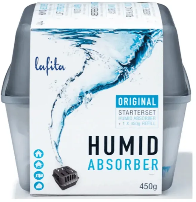 Lafita Raumentfeuchter Box mit 450g Beutel Starterset