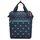Gepäckträgertasche mixed dots blau