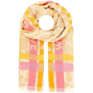 Zwillingsherz Schal in Bunt