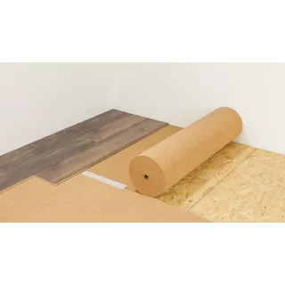 Trittschalldämmung Rollenkork 2mm - 10qm