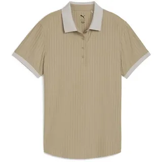 Puma W Mattr Jacquard Stripe SS Polo ice coffee (02) S