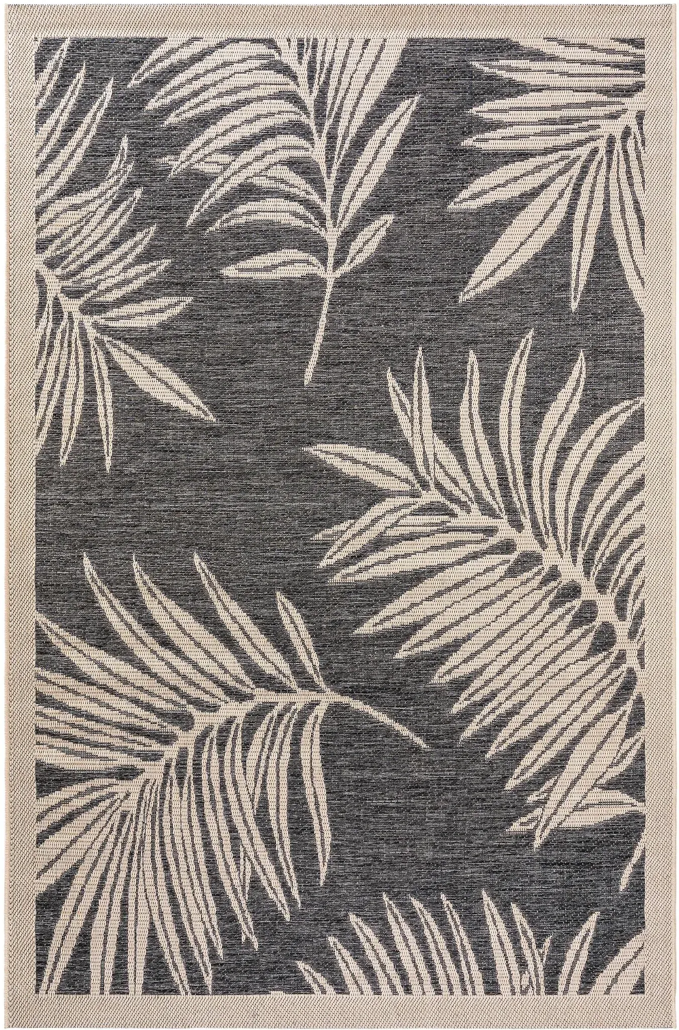 benuta Nest In- & Outdoor-Teppich River Blau 133x190 cm - Teppich für Balkon, Terrasse & Garten