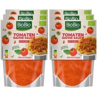 BioBio Tomaten Sahne Sauce 300 g, 6er Pack