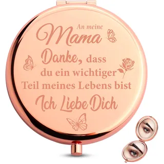 Rebundex Geschenke für Mama Geschenk Muttertag Muttertagsgeschenk, Spiegel Klein Geschenk für Mama Geburtstagsgeschenk für Mama Mutter Geschenke Mama