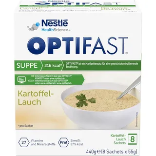 Optifast Kartoffel-Lauch Suppe 8 x 55 g