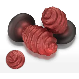 Qiyasex Neuer Typ Analdildo Analplug Realistischer Buttplug Mit Saugnapf Prostata Stimulation Fisting Sexspielzeug FüR Masturbatoren Mit Gewinde Silikon Buttplug Zur Auswahl FüR AnfäNger Profi(XXL)