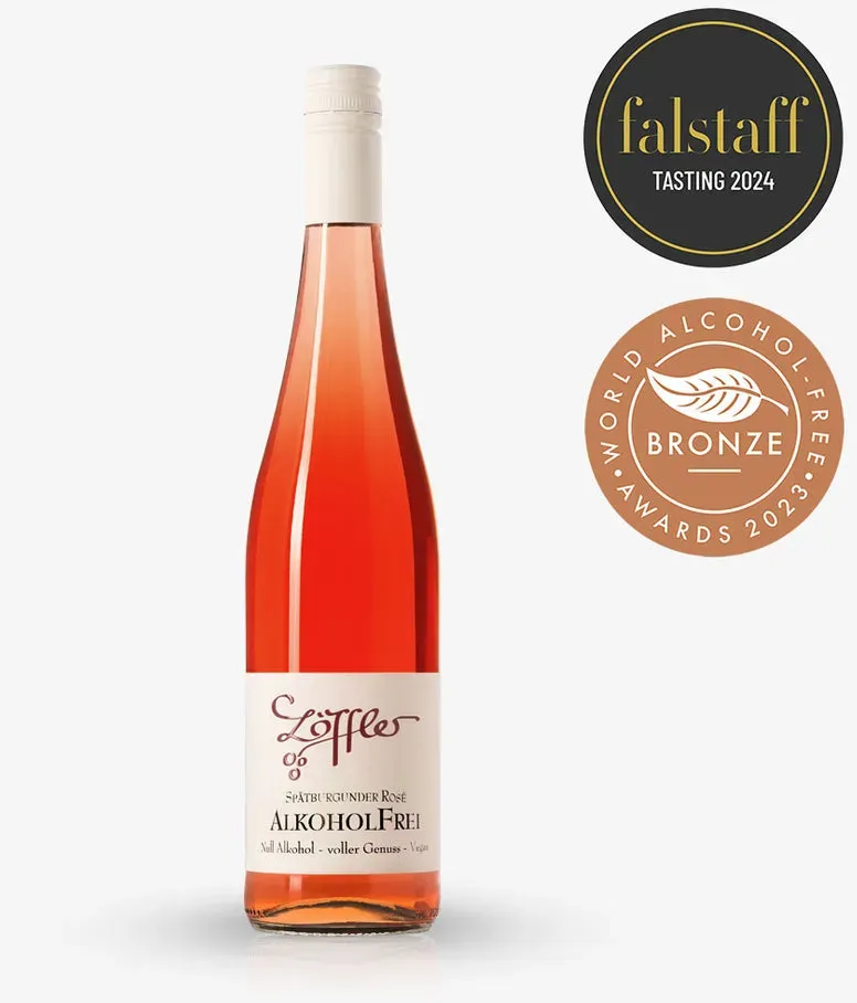 NULL ALKOHOL ROSÉ: Alkoholfreier Spätburgunder (Pinot Noir) Rosé von Löffler