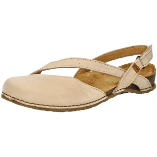 El Naturalista "El Naturalista Ballerinas Nubukleder", Damen, Gr. 40, beige (cream), Nubukleder, casual, Schuhe