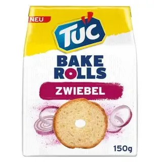 TUC BAKE ROLLS ZWIEBEL 150,0 g