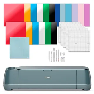 Cricut Maker 4 Essentials Bundle Schneideplotter Gestaltungsset Schnittbreite 29.7 cm