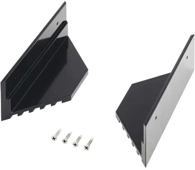 ECTIVE 2-teilig Alu-Haltespoiler für Solarmodule (schwarz)