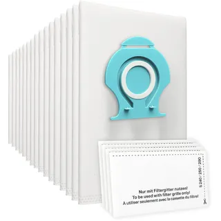 SAFE 'N CLEAN Staubsaugerbeutel kompatibel mit Miele Guard | Ersatz für TU XXL HyClean Pure/CO XXL Vorteilspackung | 16x Microvlies Beutel 4x Microfilter