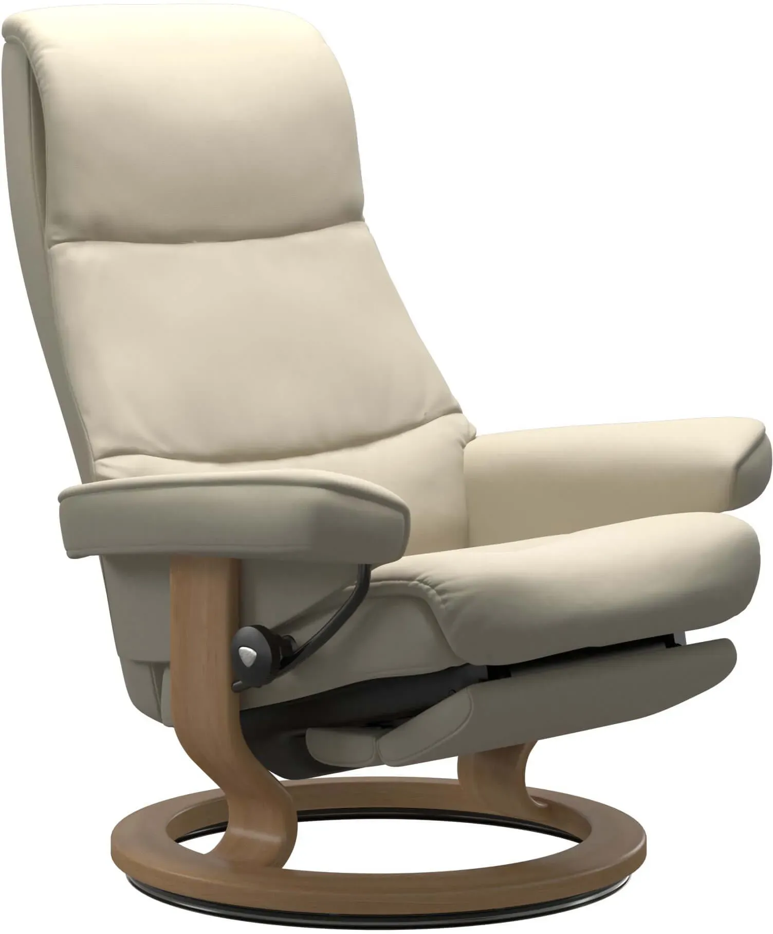 Stressless View | Power Sessel M Batick Cream Eichefarben