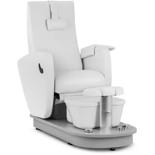 Physa Fußpflegestuhl elektrisch - mit Fußwanne - 115 W - 200 kg - weiß