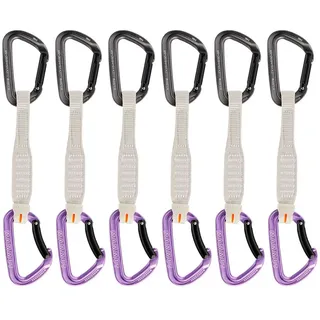 Mammut Workhorse Keylock 17 Cm Expressschlinge 6 Einheiten - Grey / Alpine Calamint - One Size